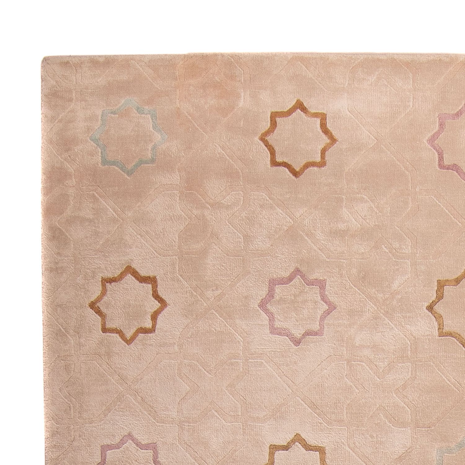 Gabbeh Rug - Loribaft Softy - 238 x 170 cm - light brown