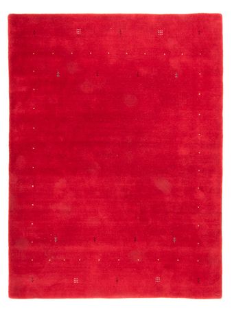 Gabbeh Rug - Loribaft Softy - 242 x 172 cm - dark red