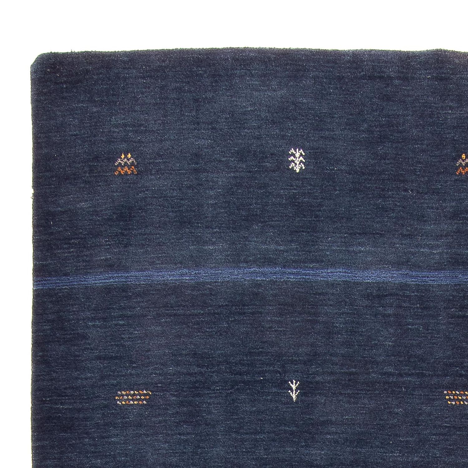 Gabbeh Rug - Loribaft Softy - 240 x 174 cm - dark blue