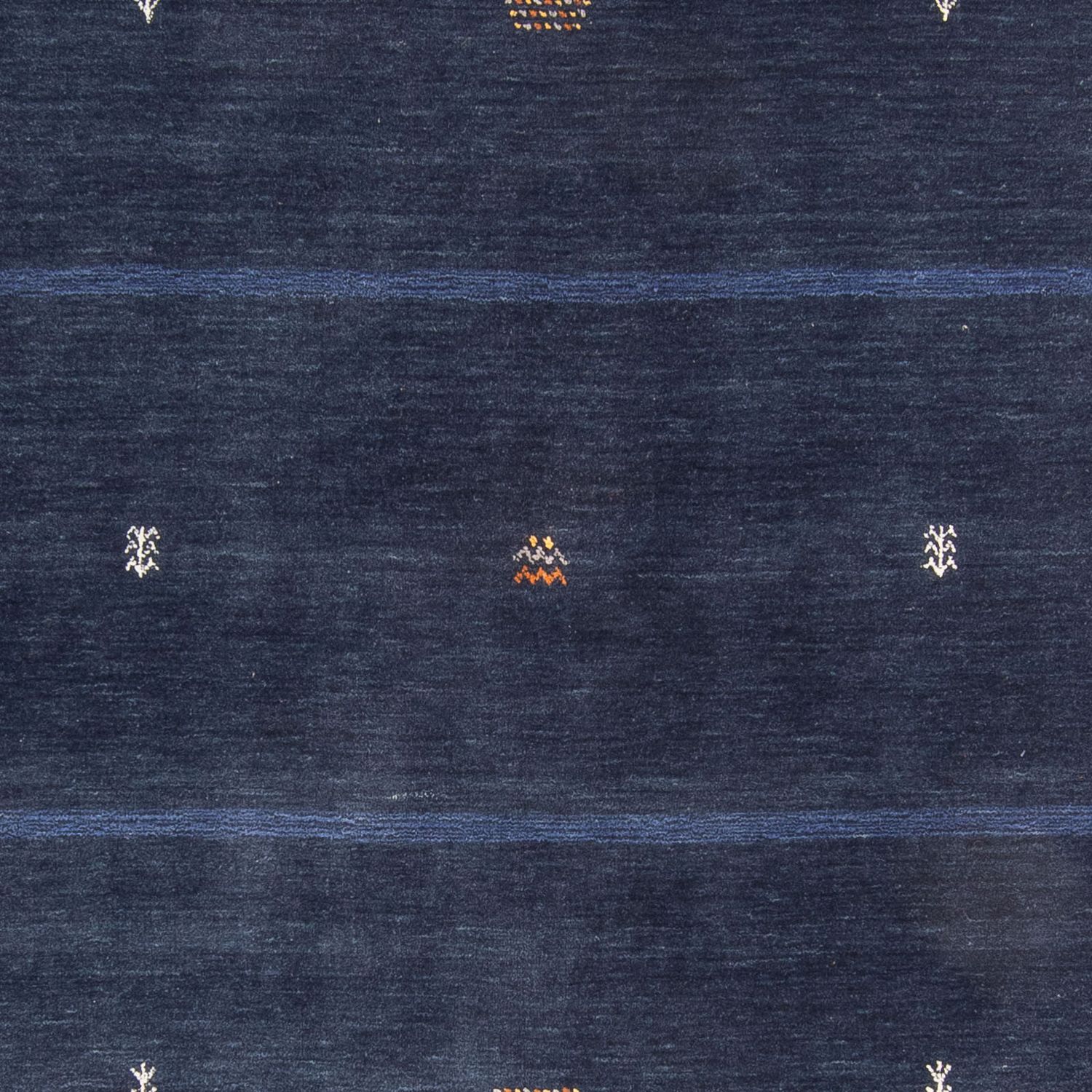 Gabbeh Rug - Loribaft Softy - 240 x 174 cm - dark blue