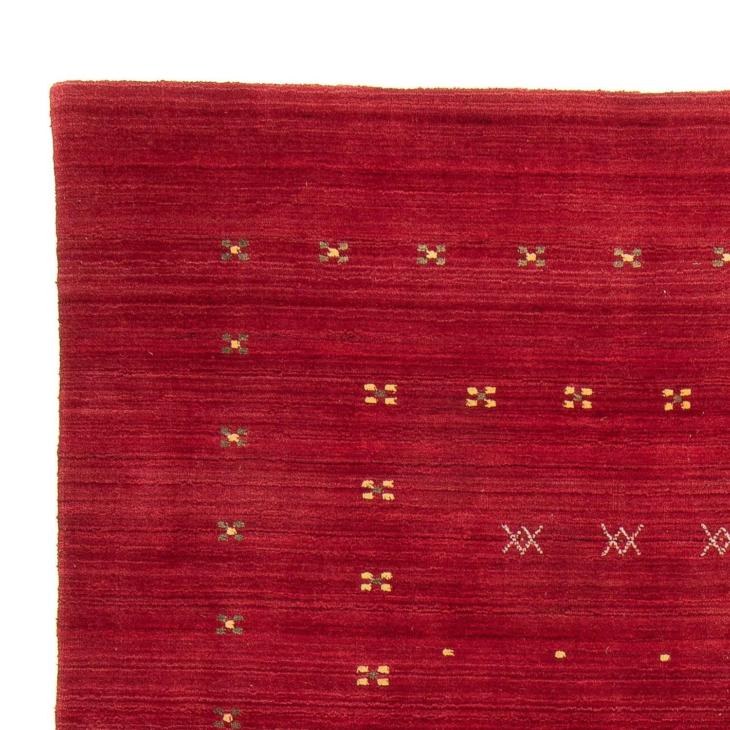 Gabbeh Rug - Loribaft Softy - 240 x 170 cm - dark red