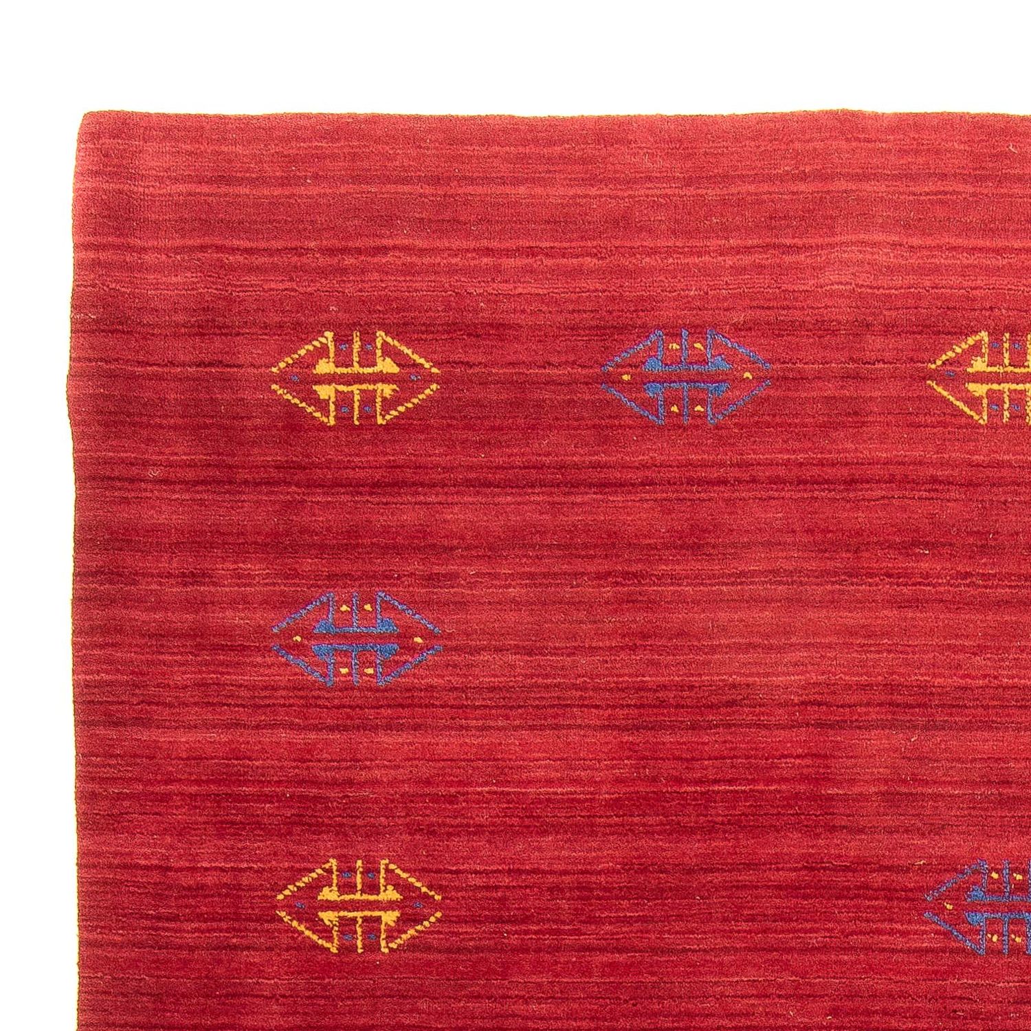 Gabbeh Rug - Loribaft Softy - 240 x 170 cm - dark red