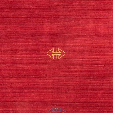 Gabbeh Rug - Loribaft Softy - 240 x 170 cm - dark red