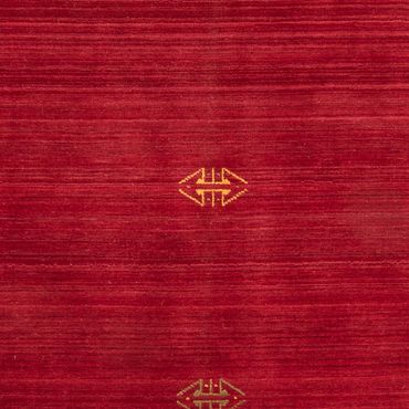 Gabbeh Rug - Loribaft Softy - 240 x 170 cm - dark red