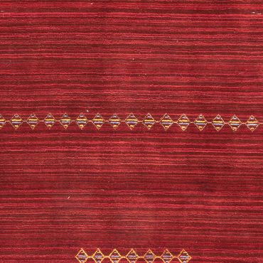 Gabbeh Rug - Loribaft Softy - 240 x 170 cm - dark red