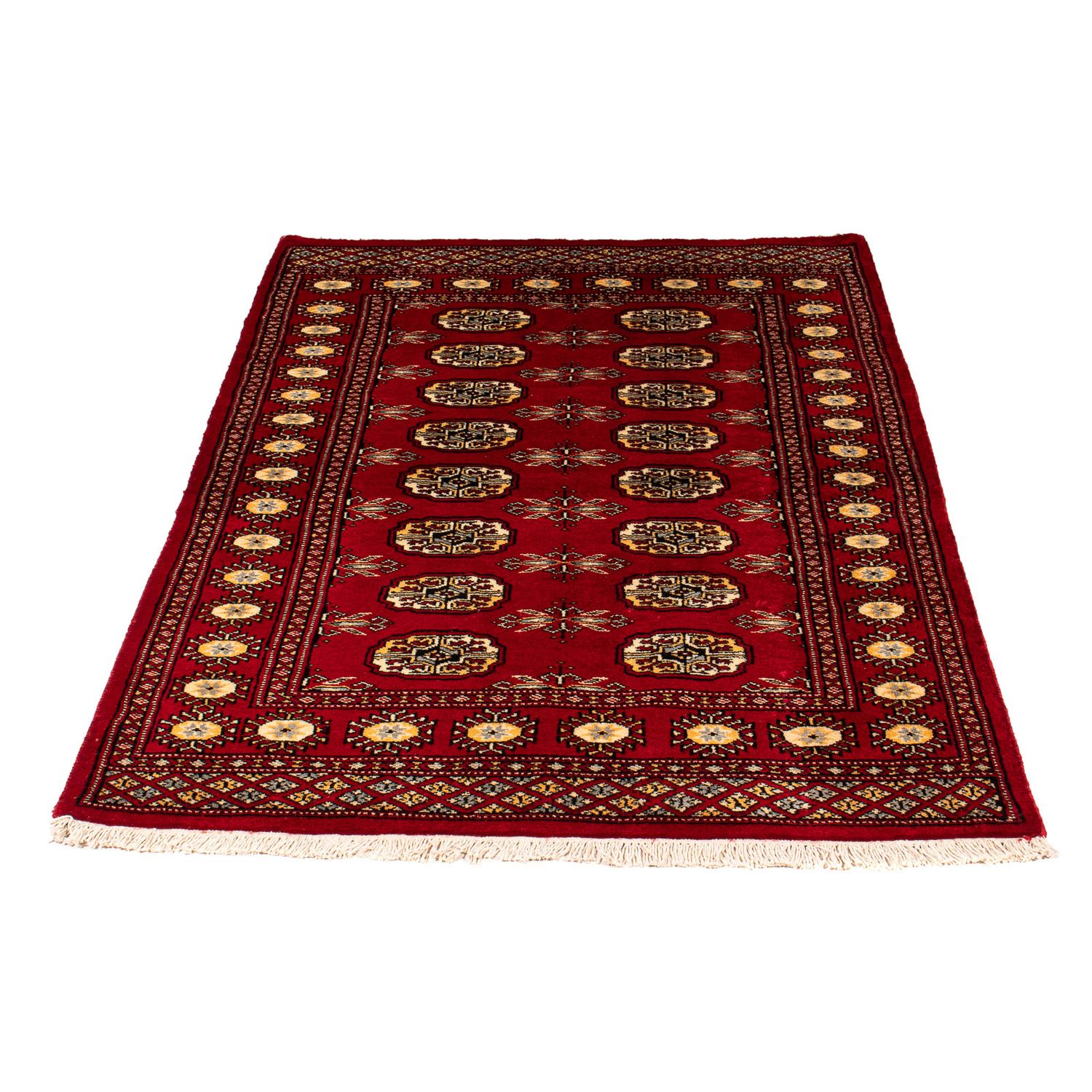 Pakistani Rug - 146 x 95 cm - dark red