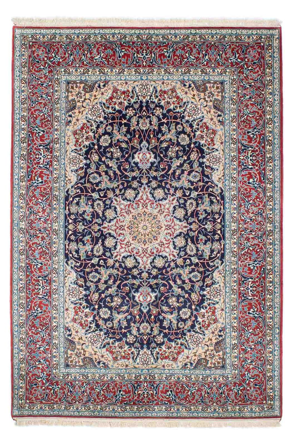 Perser Rug - Isfahan - Premium - 220 x 152 cm - dark blue