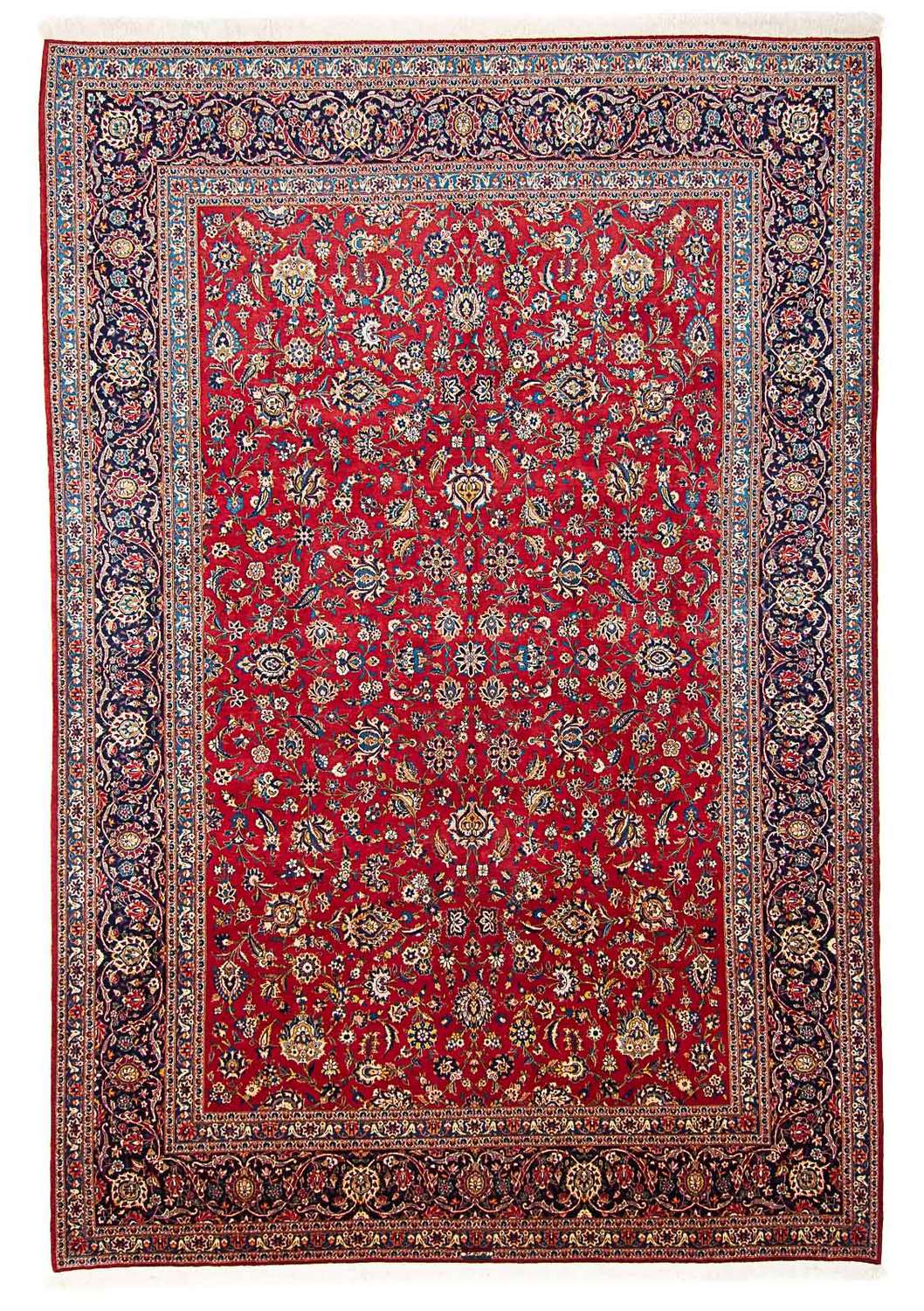 Perser Rug - Keshan - 432 x 325 cm - red