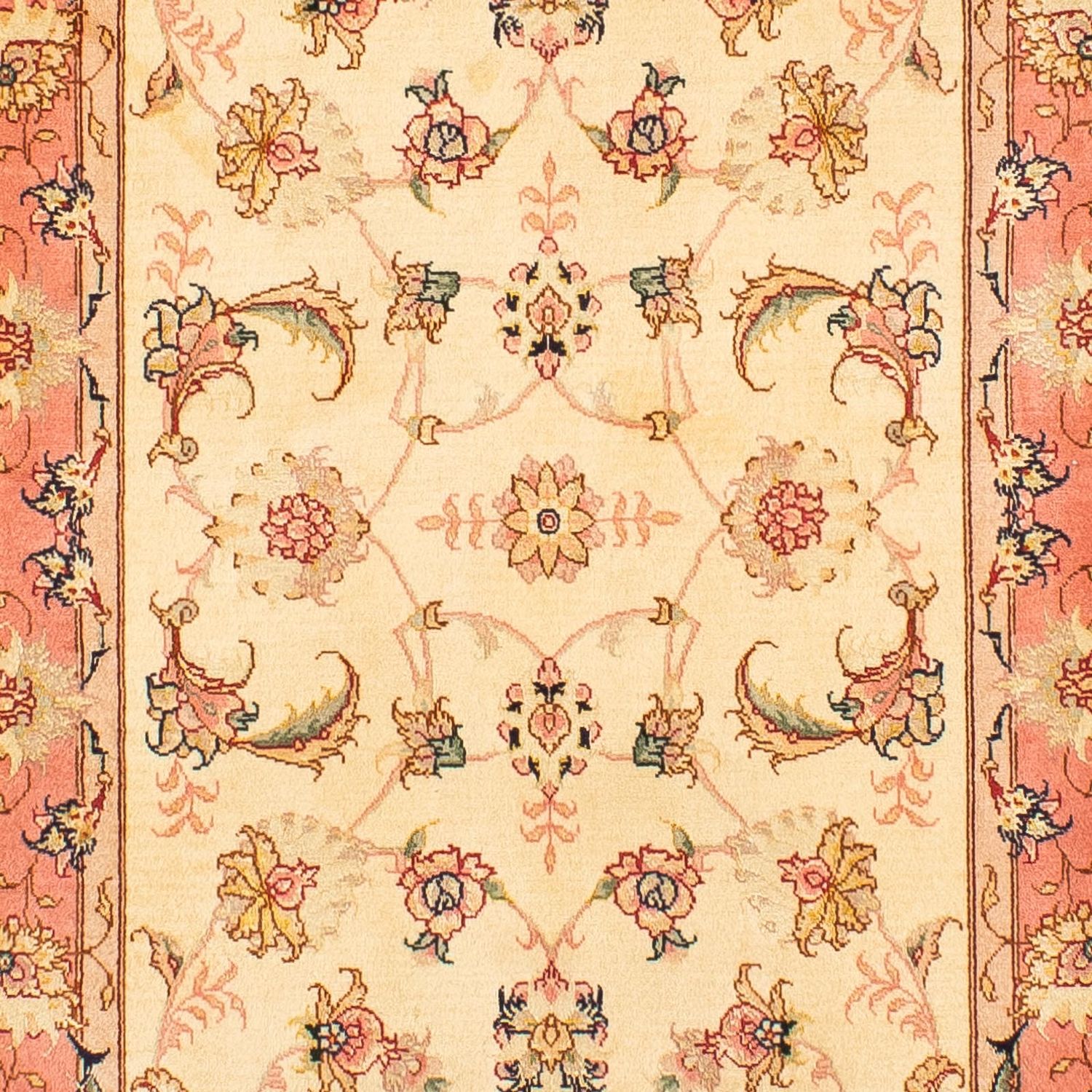 Runner Perser Rug - Tabriz - Royal - 290 x 74 cm - beige