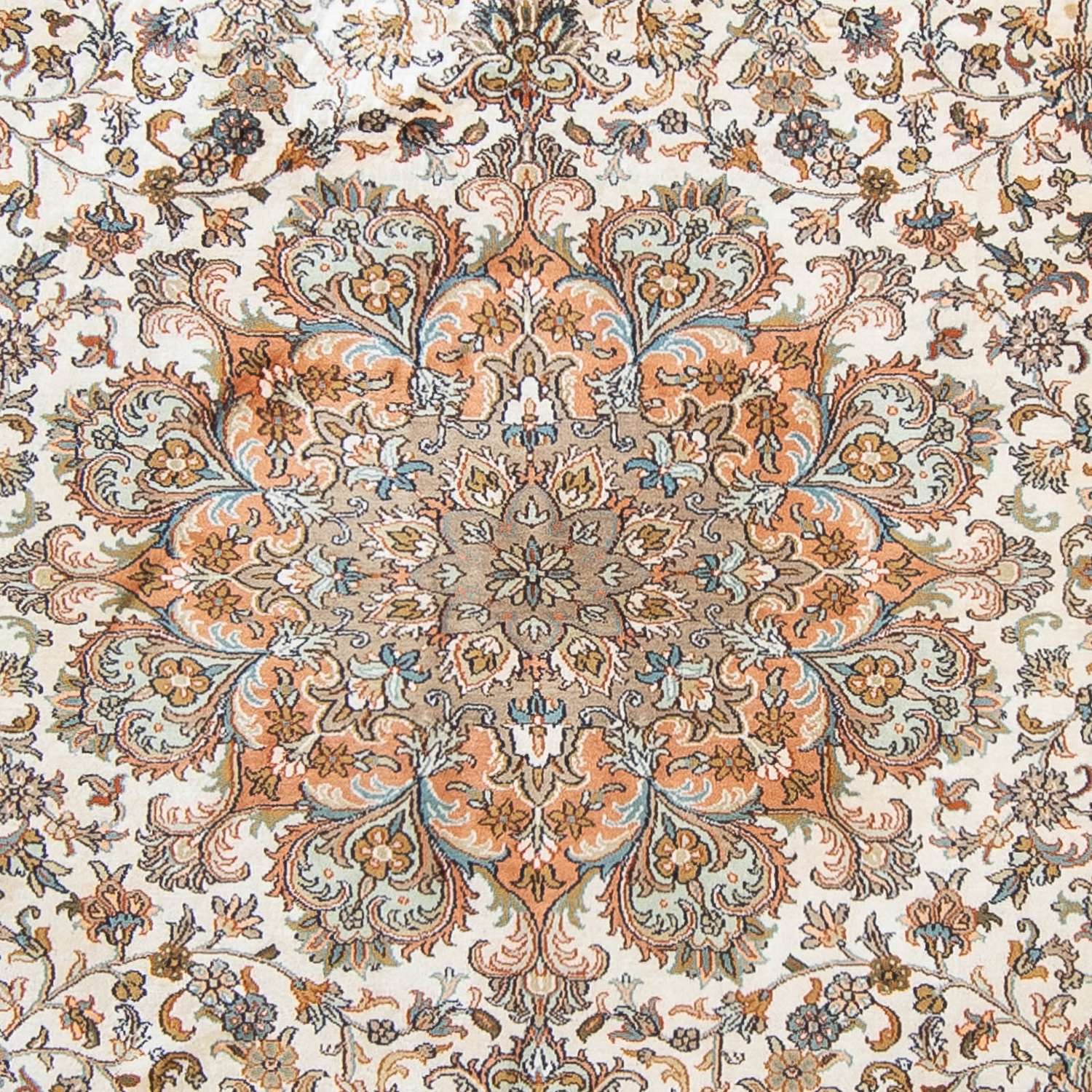 Silk Rug - Kashmir Silk - 304 x 241 cm - beige