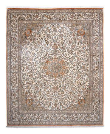 Silk Rug - Kashmir Silk - 304 x 241 cm - beige