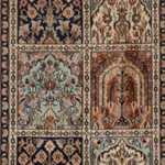 Silk Rug - Kashmir Silk - 93 x 63 cm - multicolored