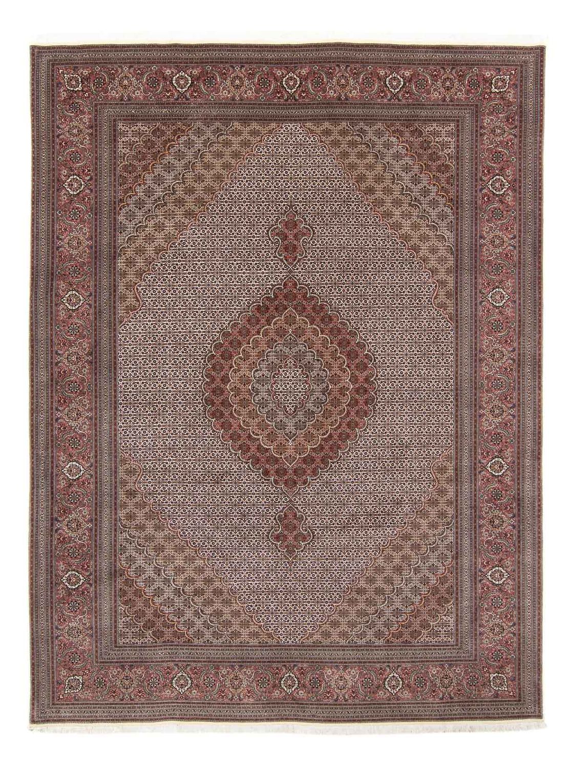 Perser Rug - Tabriz - Royal - 348 x 253 cm - light brown