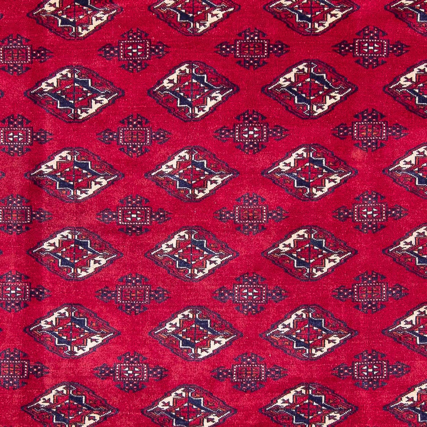 Turkaman Rug - 300 x 228 cm - dark red