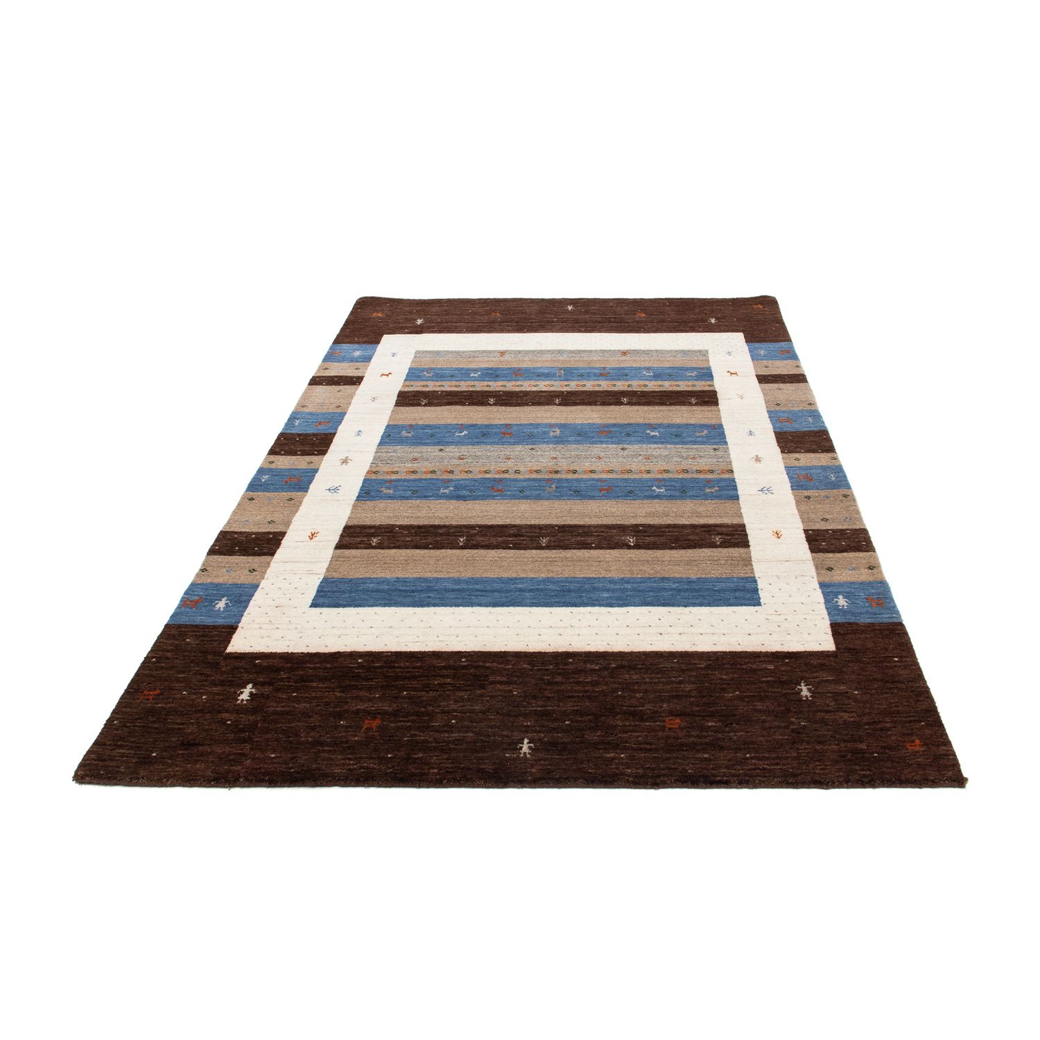 Gabbeh Rug - Loribaft Perser - 204 x 142 cm - dark blue