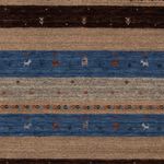 Gabbeh Rug - Loribaft Perser - 204 x 142 cm - dark blue