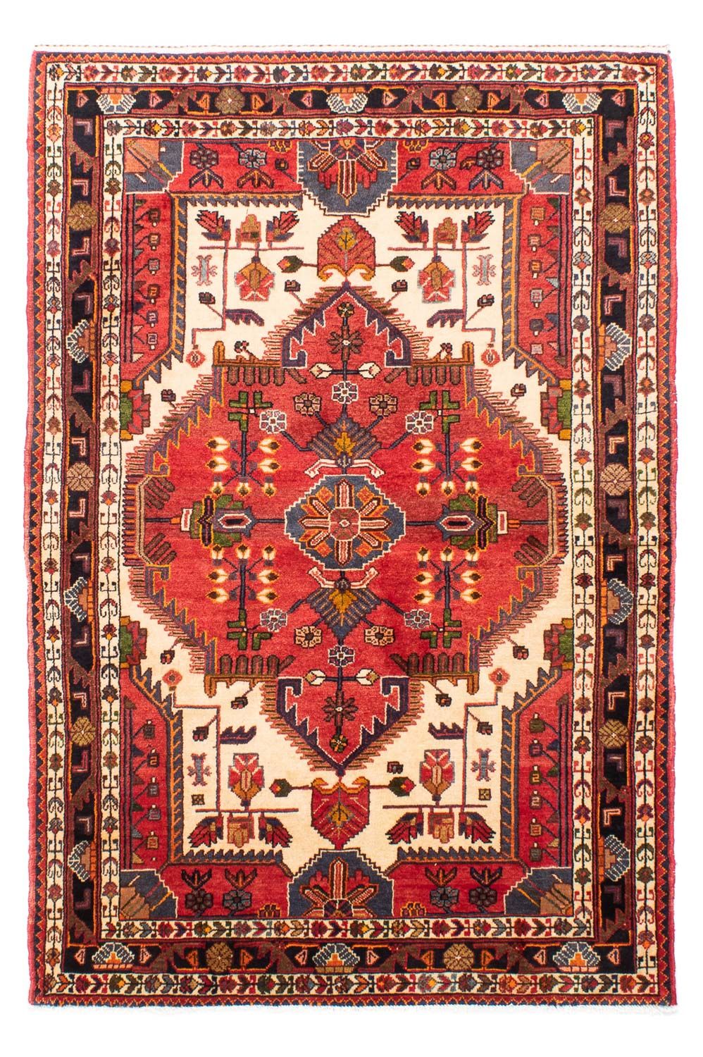 Perser Rug - Nomadic - 205 x 142 cm - red