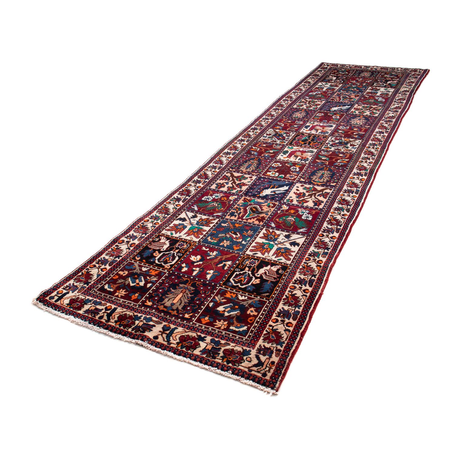 Runner Perser Rug - Nomadic - 396 x 103 cm - multicolored