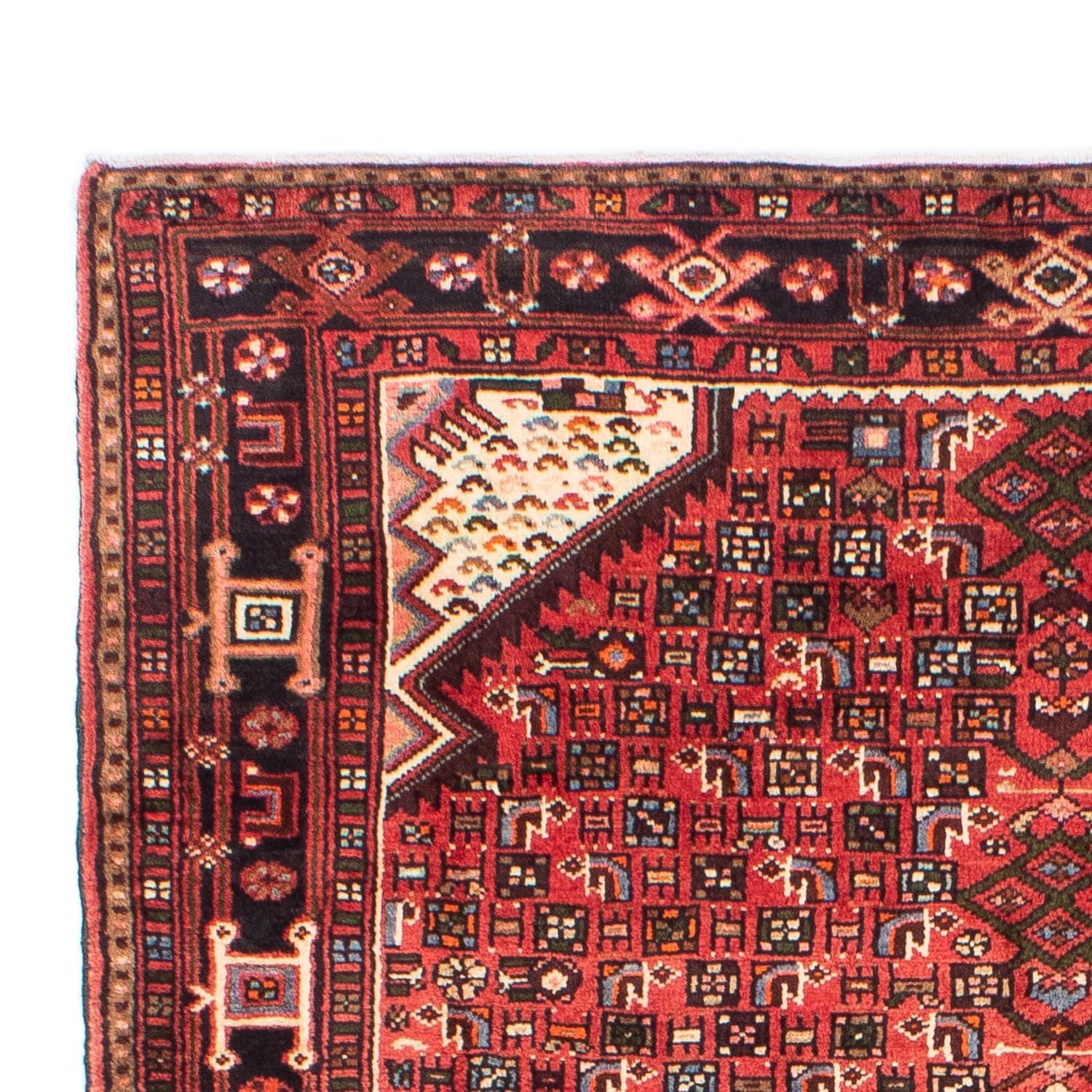 Perser Rug - Nomadic - 225 x 145 cm - dark red