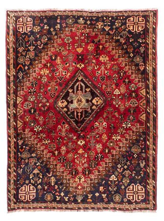 Perser Rug - Nomadic - 185 x 138 cm - dark red