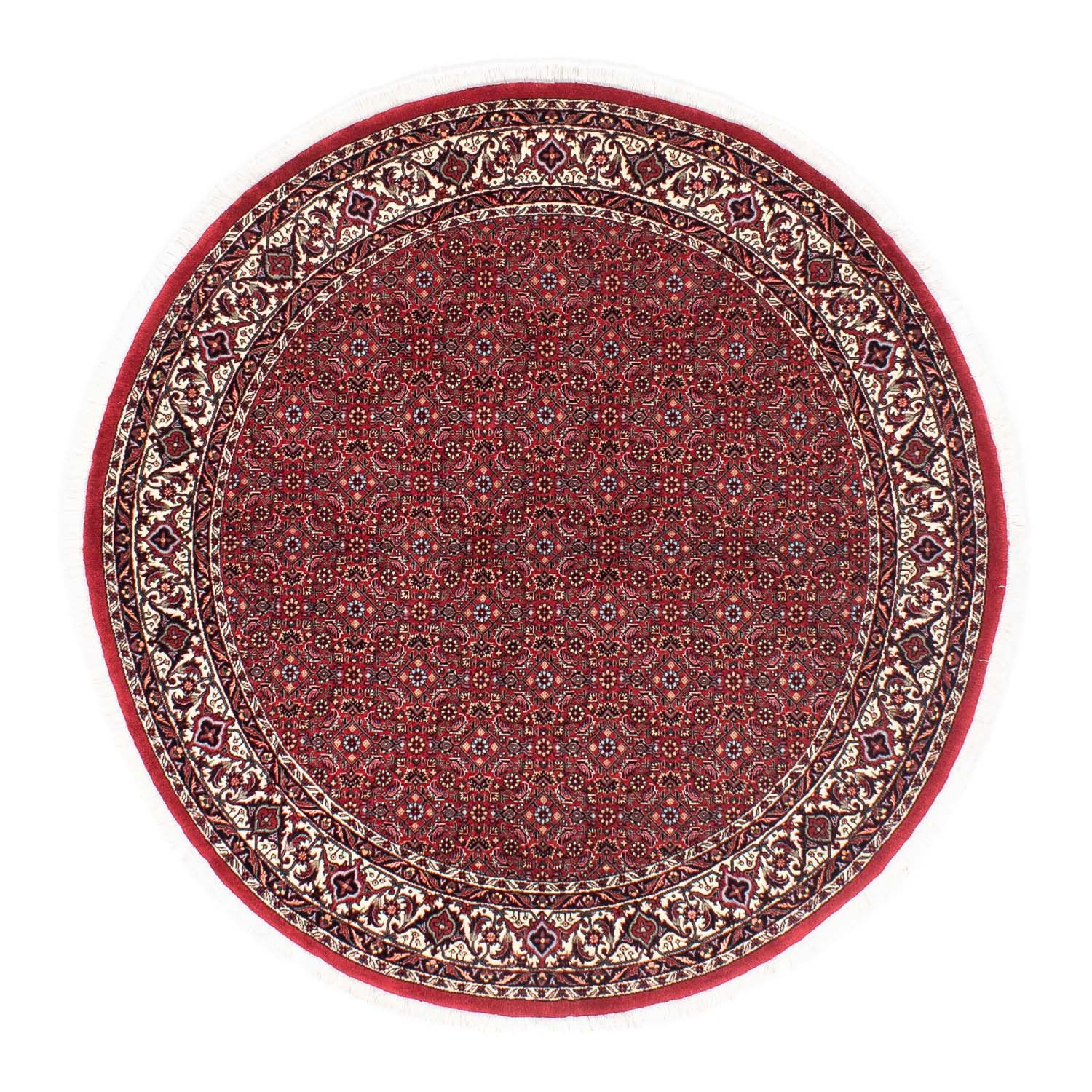 Perser Rug - Bidjar round  - 150 x 150 cm - dark red