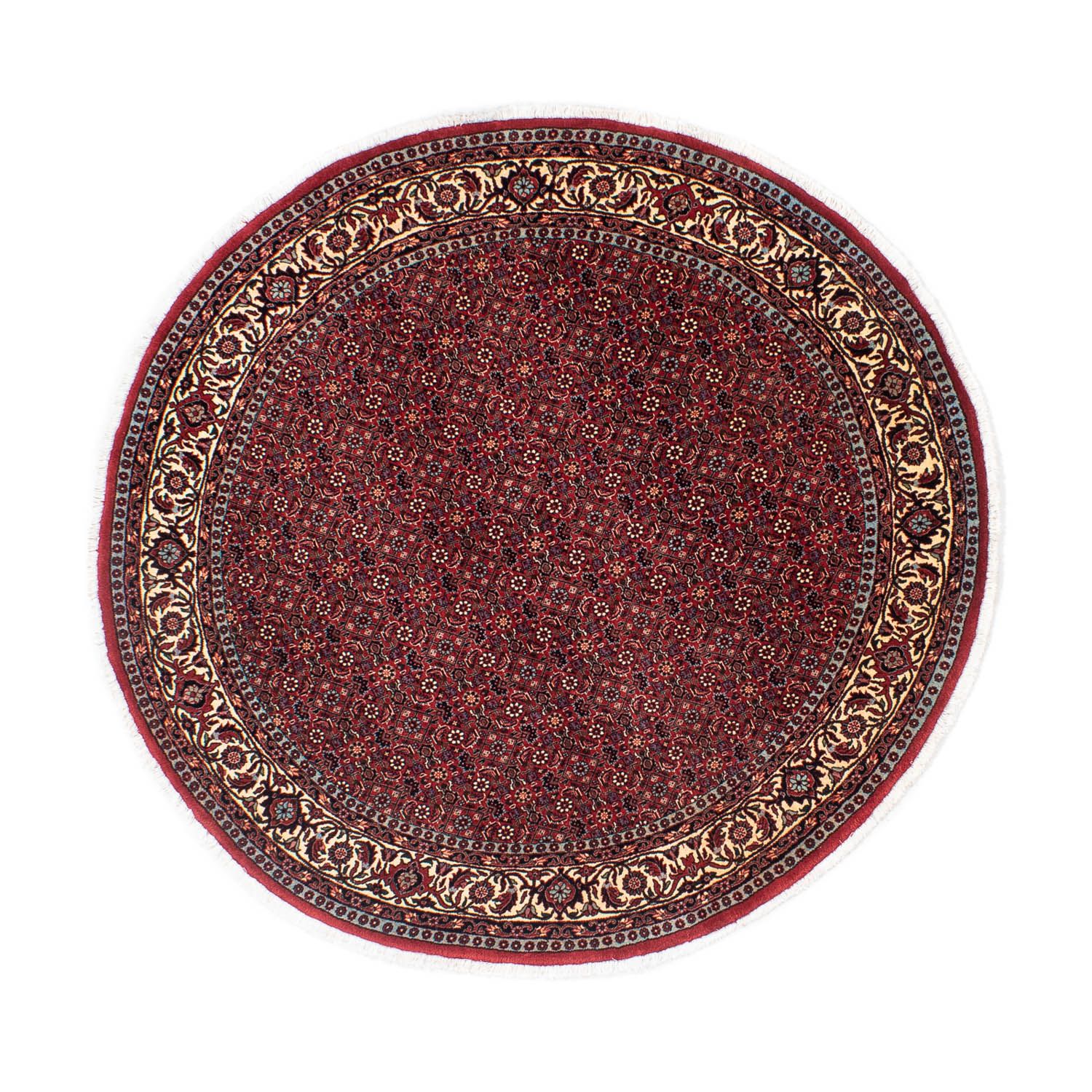 Perser Rug - Bidjar round  - 155 x 155 cm - dark red