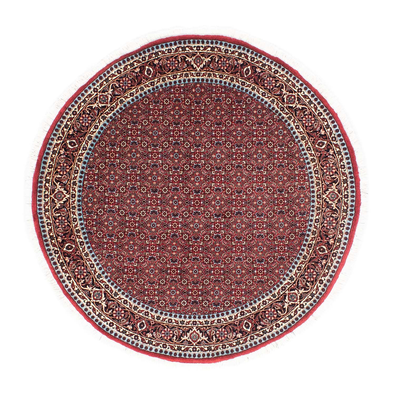 Perser Rug - Bidjar round  - 155 x 155 cm - dark red