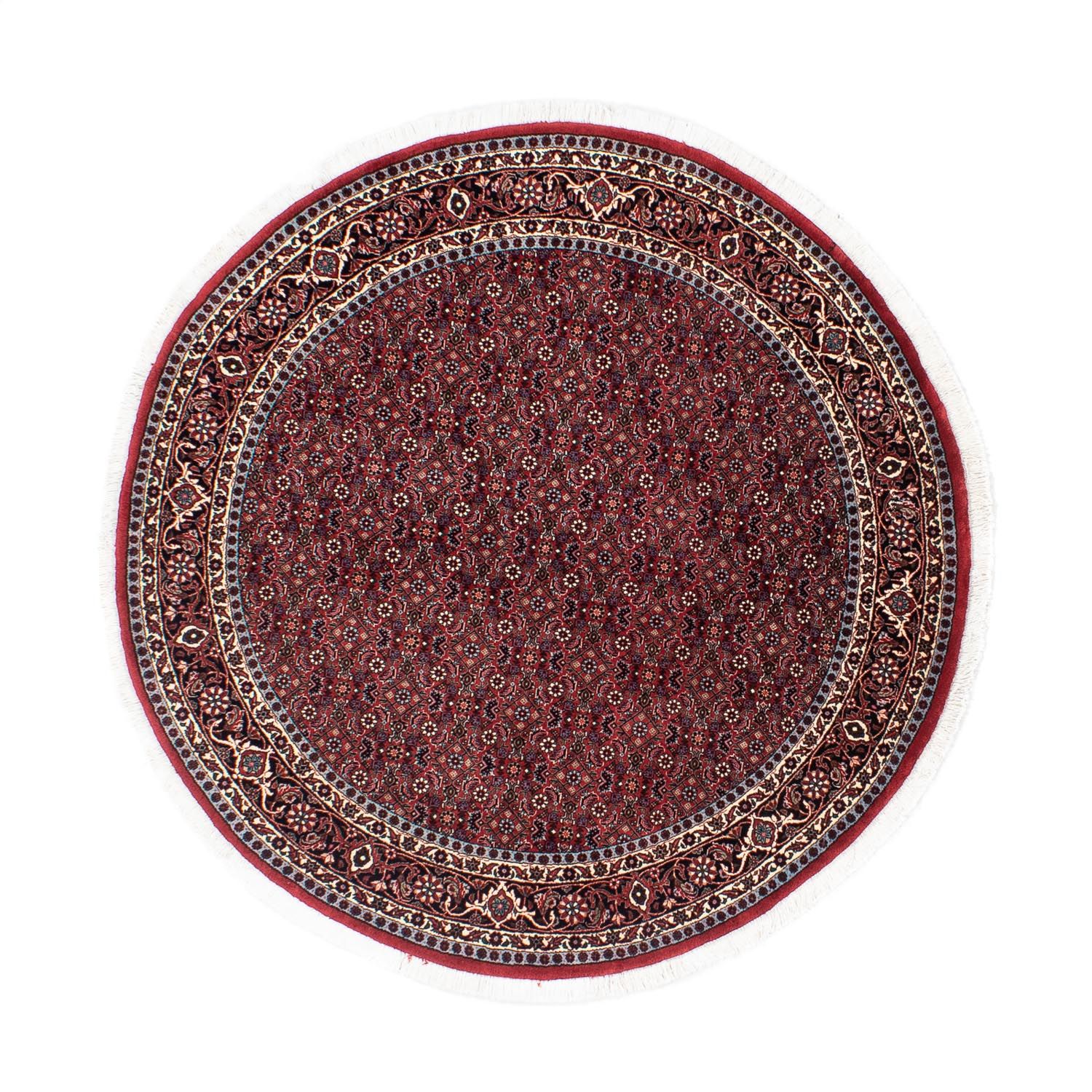 Perser Rug - Bidjar round  - 160 x 160 cm - dark red