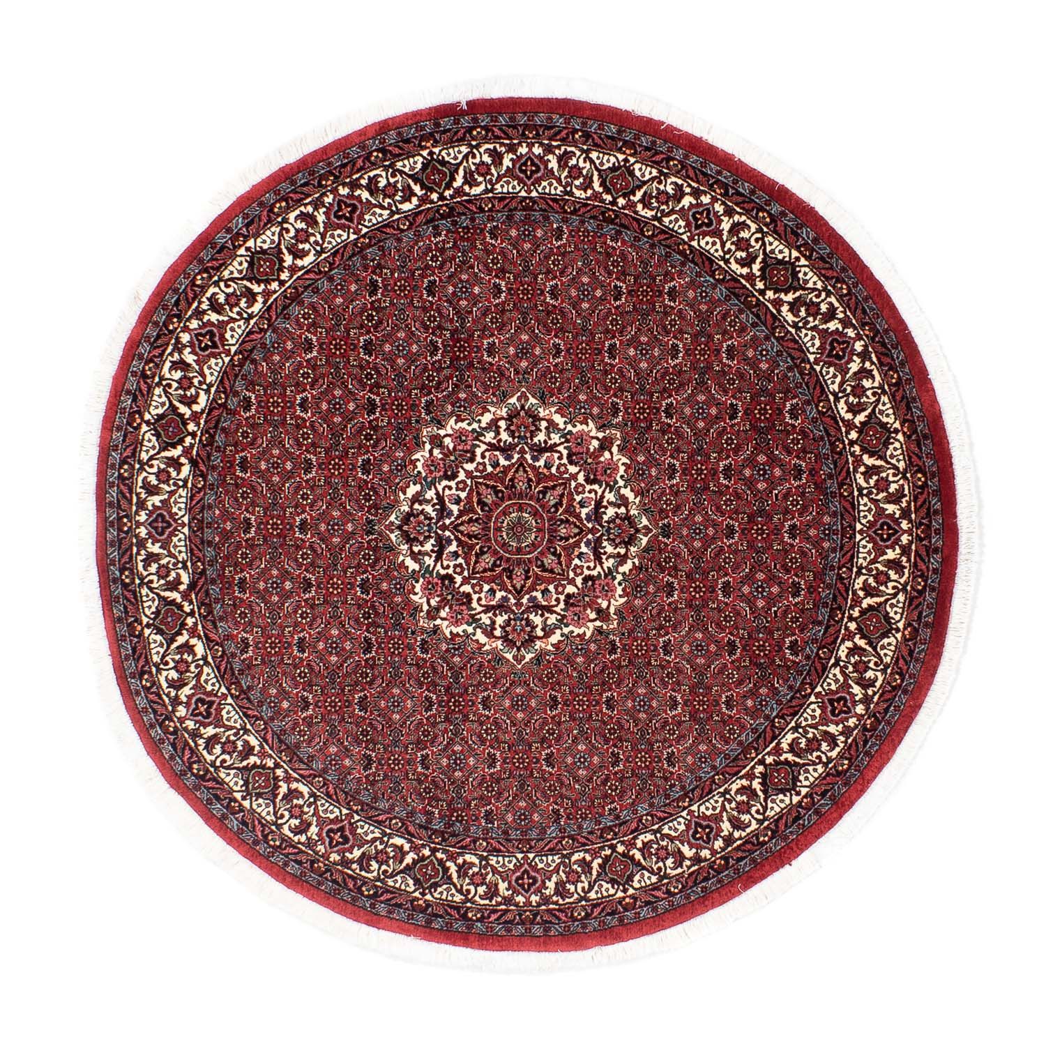 Perser Rug - Bidjar round  - 150 x 150 cm - dark red