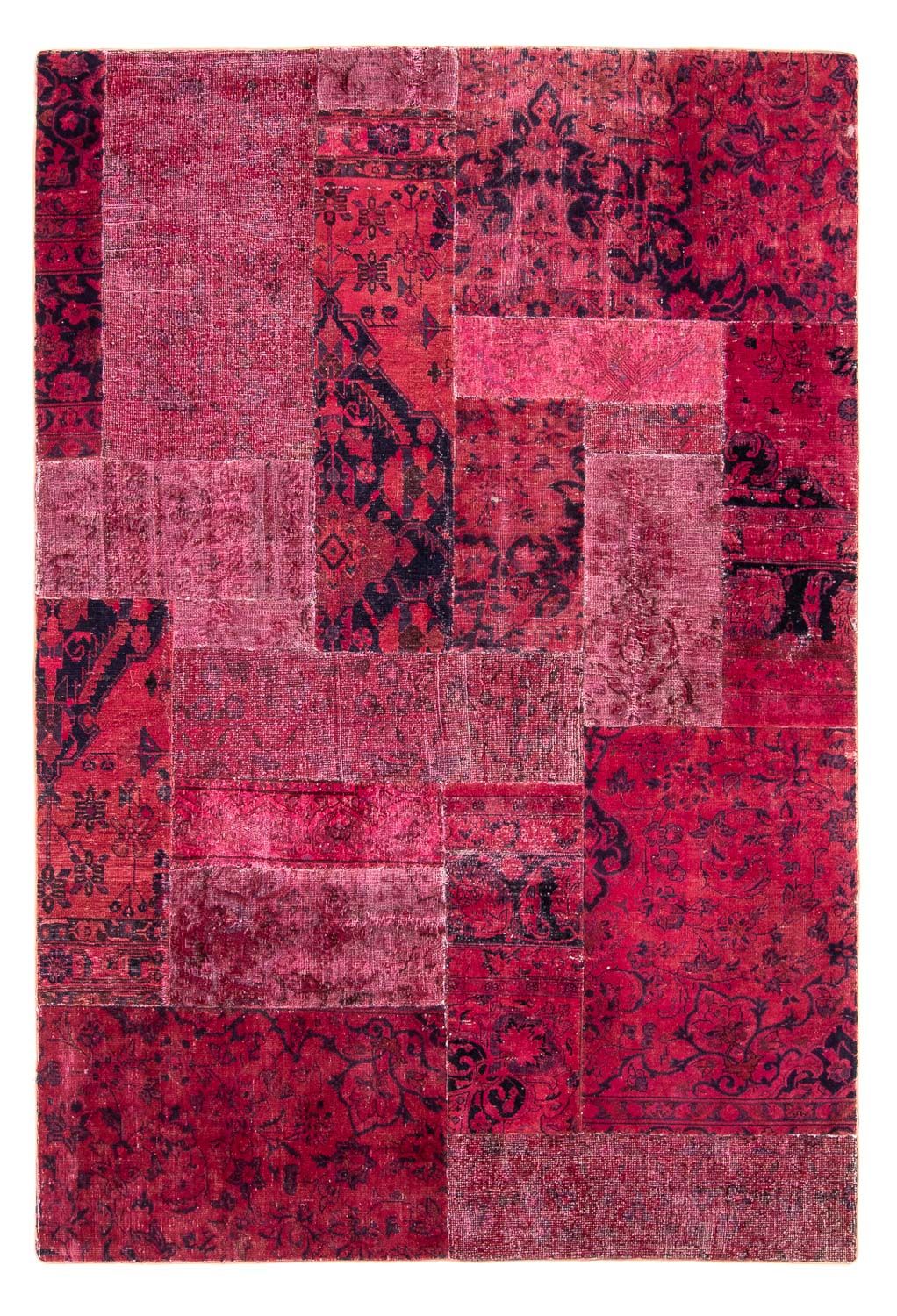 Patchwork Rug - 269 x 180 cm - multicolored