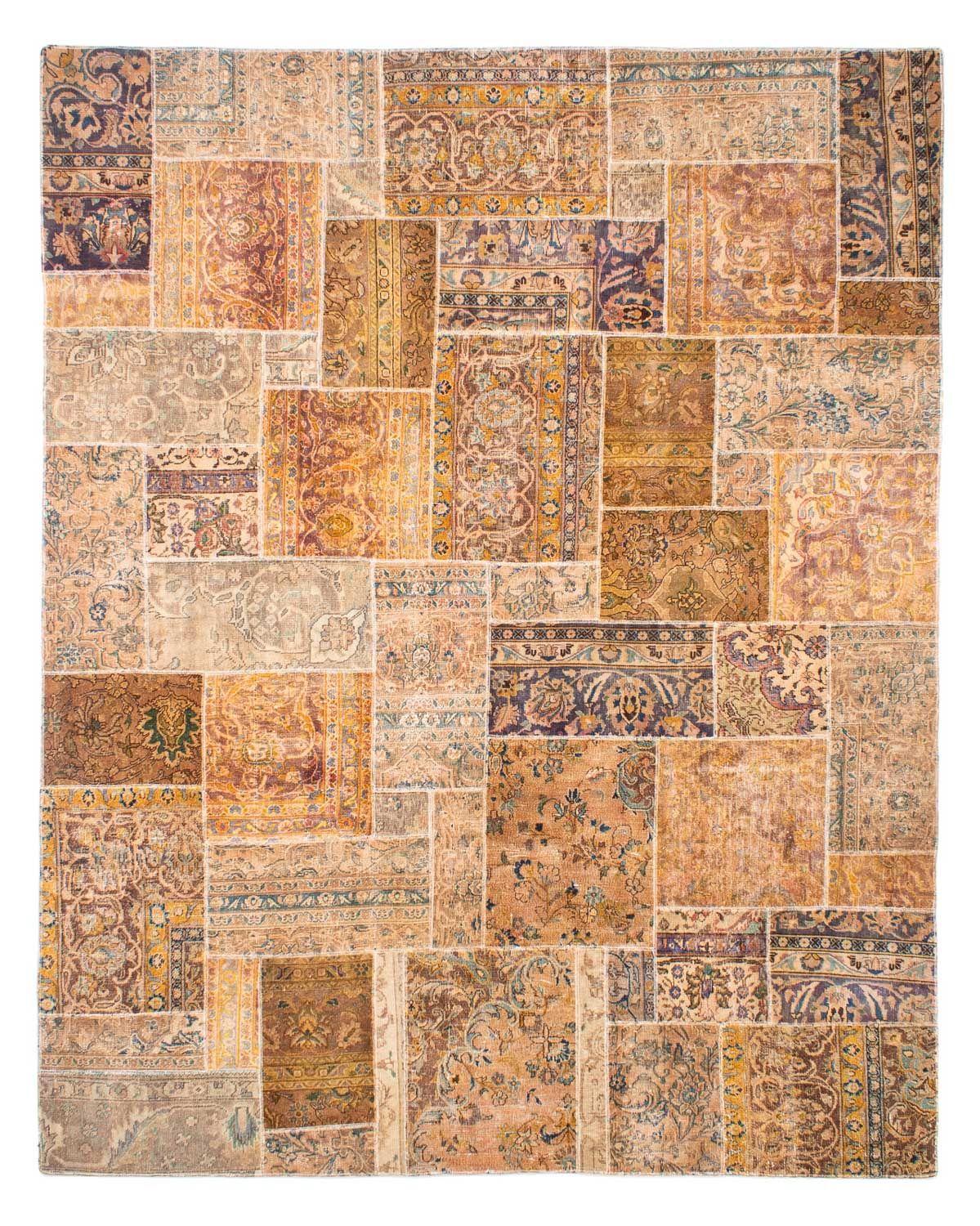 Patchwork Rug - 301 x 241 cm - multicolored