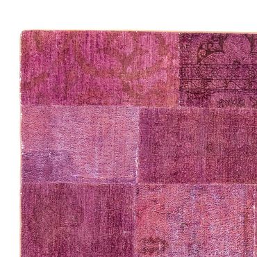 Patchwork Rug - 264 x 182 cm - multicolored