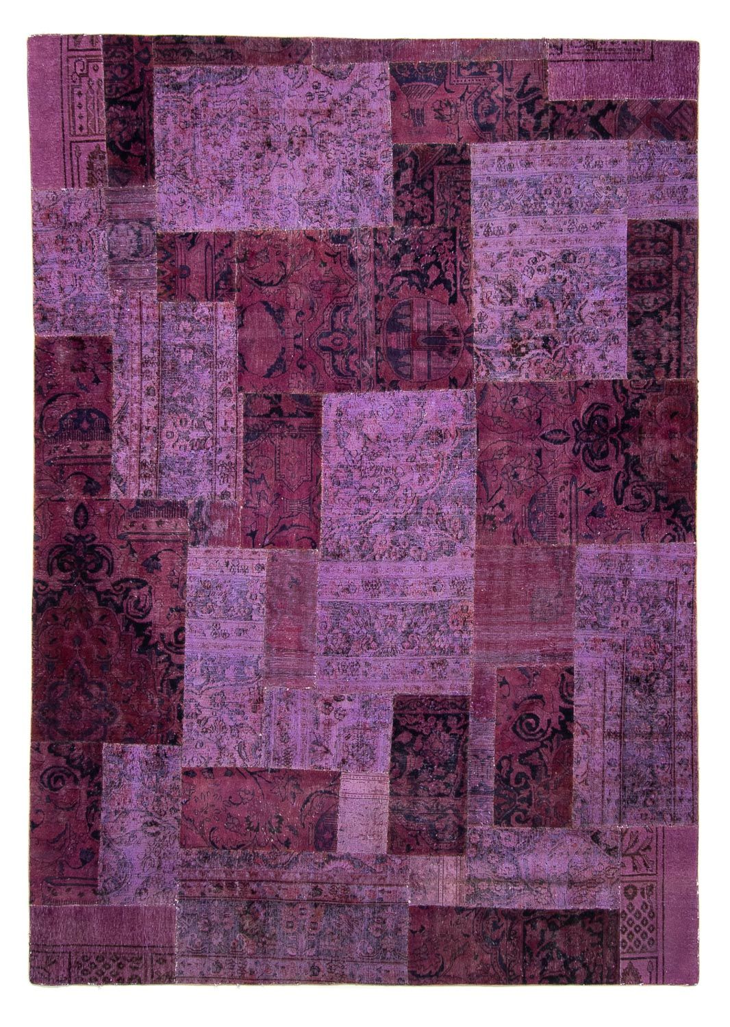 Patchwork Rug - 356 x 260 cm - multicolored