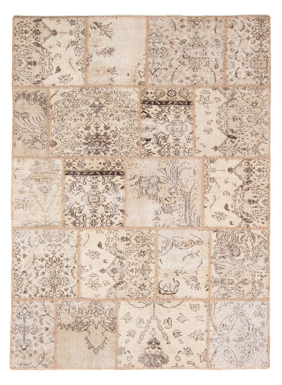 Patchwork Rug - 240 x 170 cm - light brown