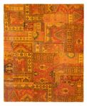 Patchwork Rug - 295 x 239 cm - brown