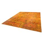 Patchwork Rug - 295 x 239 cm - brown