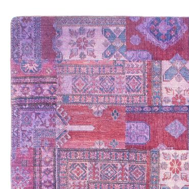 Patchwork Rug - 291 x 210 cm - multicolored