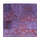 Patchwork Rug - 299 x 239 cm - purple