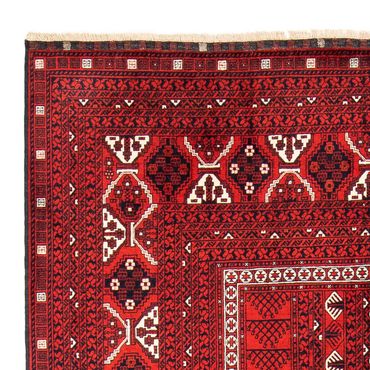 Turkaman Rug - 243 x 160 cm - dark red