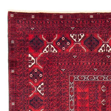 Turkaman Rug - 240 x 157 cm - dark red