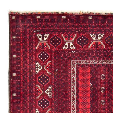 Turkaman Rug - 246 x 160 cm - dark red