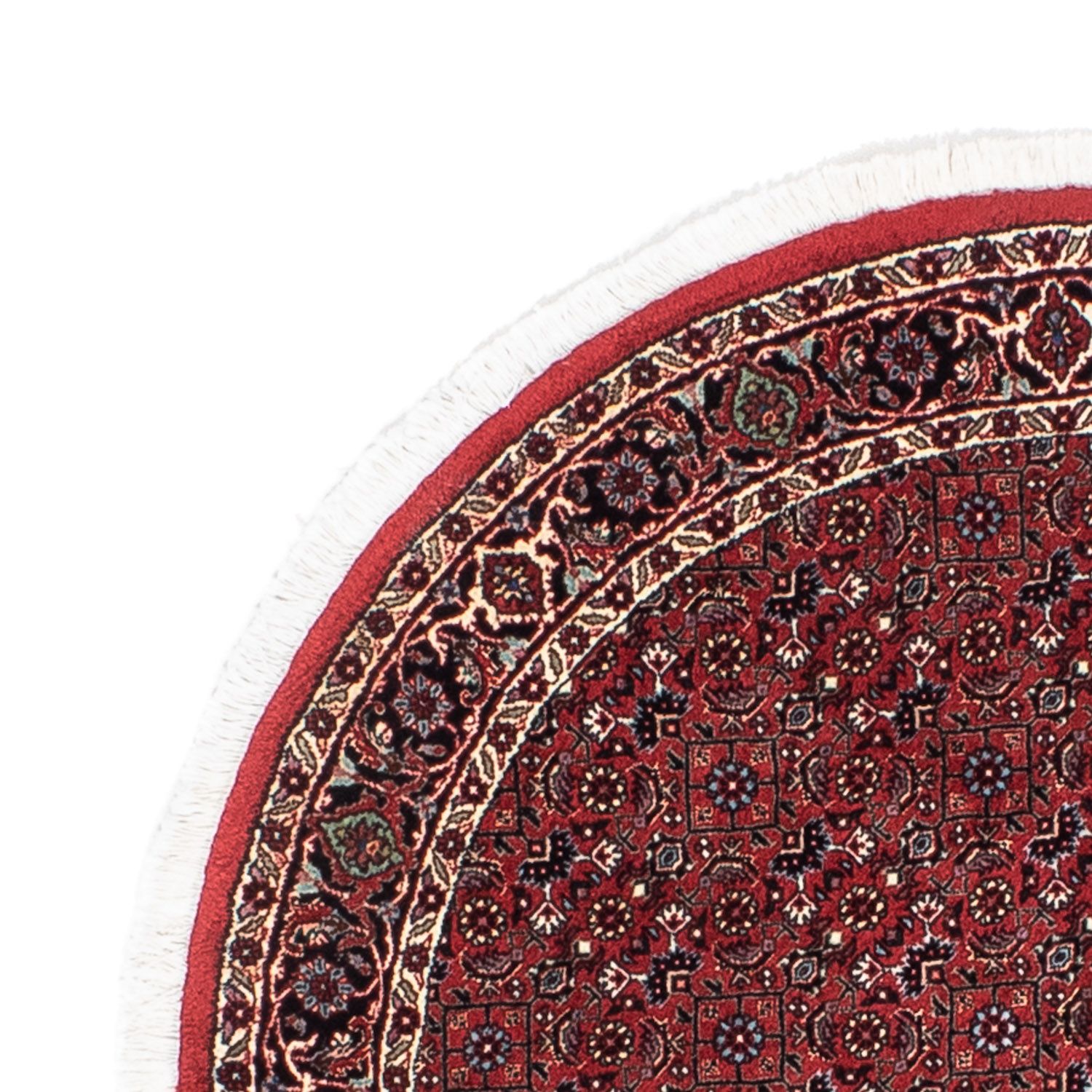 Perser Rug - Bidjar round  - 105 x 105 cm - dark red