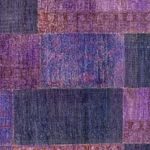 Patchwork Rug - 237 x 165 cm - multicolored