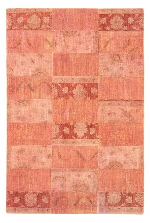 Patchwork Rug - 270 x 181 cm - light red