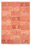 Patchwork Rug - 270 x 181 cm - light red