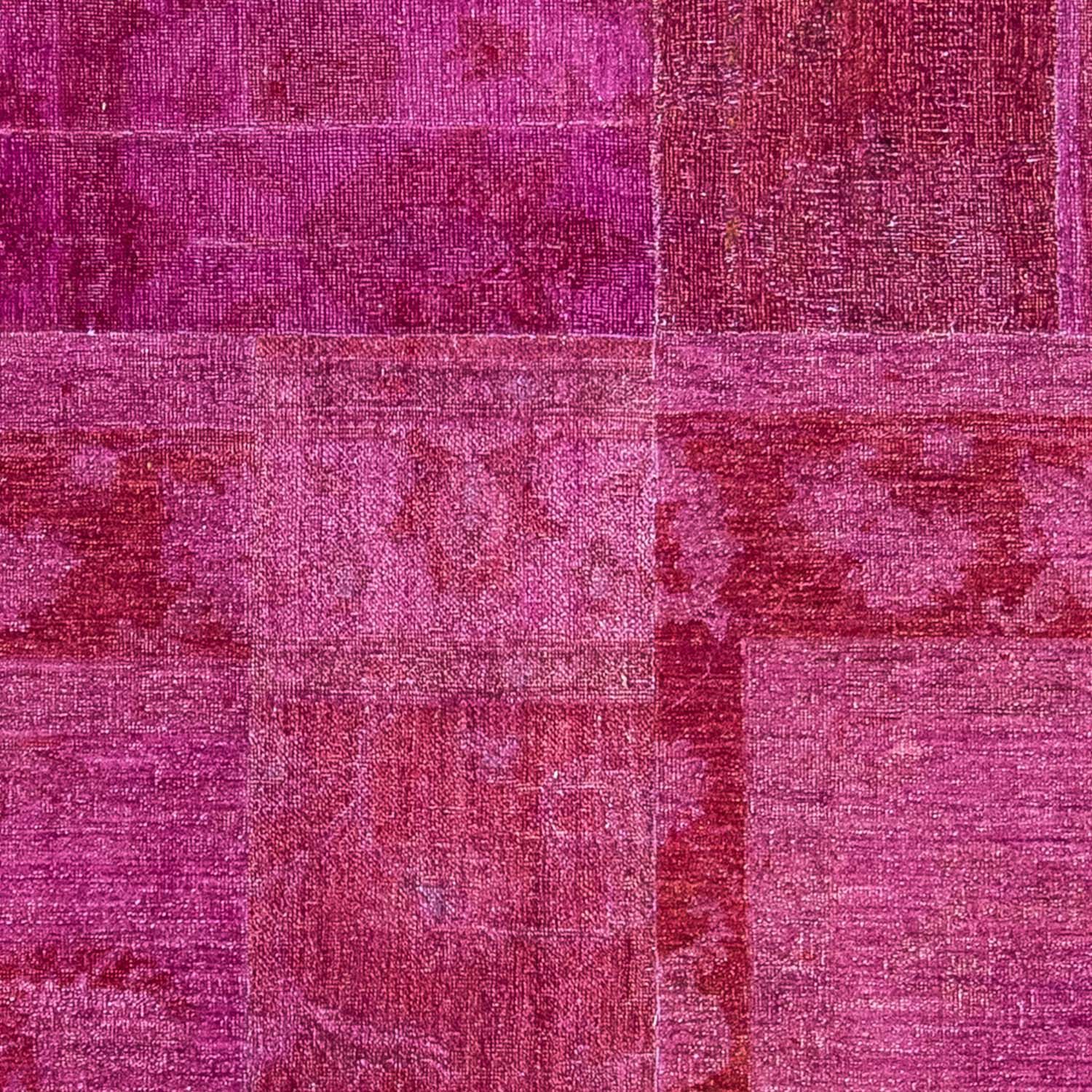 Patchwork Rug - 271 x 182 cm - purple