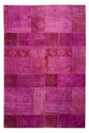 Patchwork Rug - 271 x 182 cm - purple