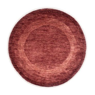 Ziegler Rug - Modern round  - 157 x 157 cm - dark red