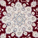 Perser Rug - Nain round  - 245 x 245 cm - dark red