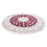 Perser Rug - Nain round  - 245 x 245 cm - dark red